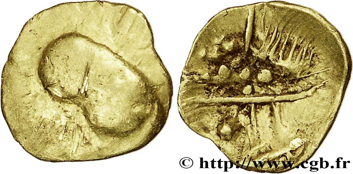 CELTES DU DANUBE - BOHÊME - BOÏENS Division en or “Athene-Alkis” TTB