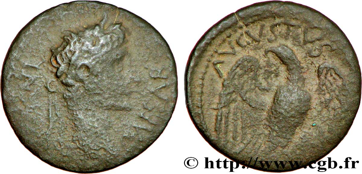 CENTRO - Inciertas (Región de) Bronze à l aigle (semis ou quadrans), imitation BC/BC+