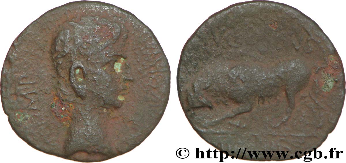 CENTRO - Inciertas (Región de) Bronze au taureau, (semis ou quadrans) BC