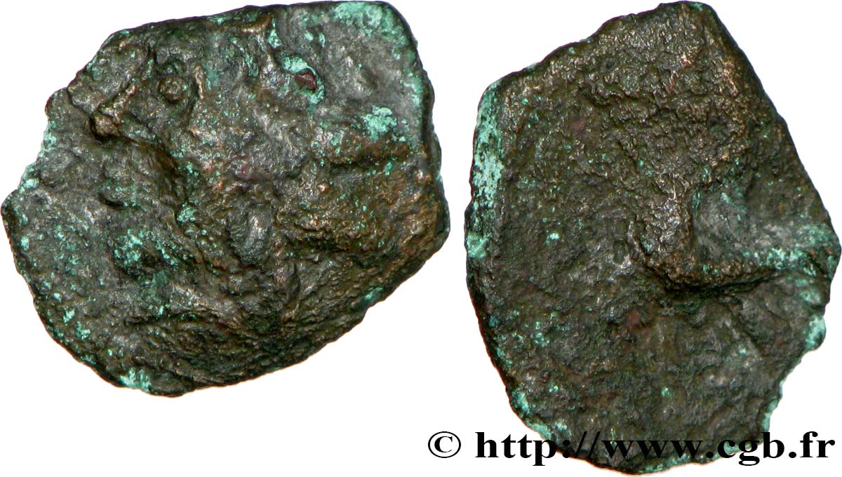 GALLIA - NEDENES (oppidum of Montlaures) Bronze au cheval VF