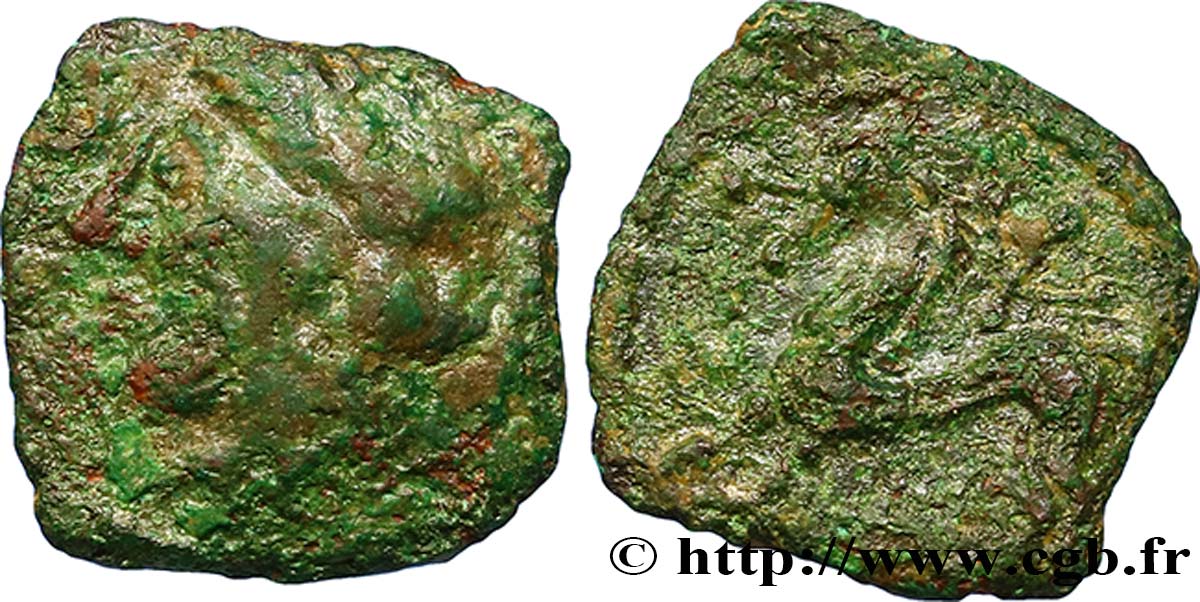 GALLIA - NEDENES (oppidum of Montlaures) Bronze au cheval VF