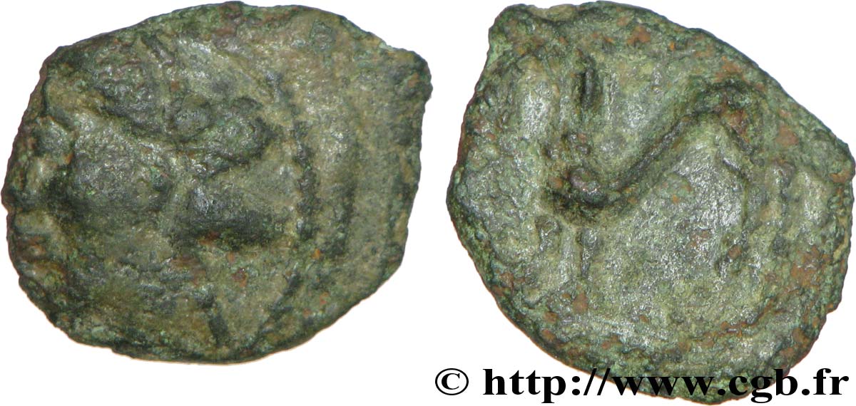 GALLIA - NEDENES (oppido di Montlaures) Bronze au cheval MB