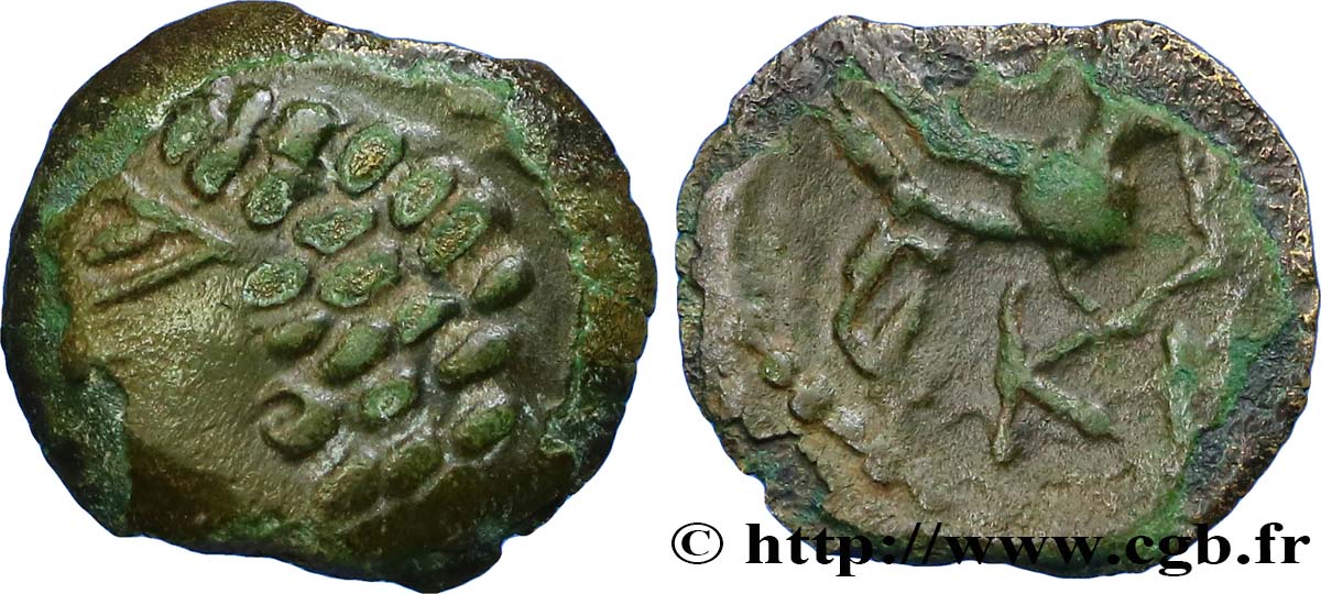 GALLIA BELGICA - LINGONES (Area of Langres) Bronze EKPITO VF