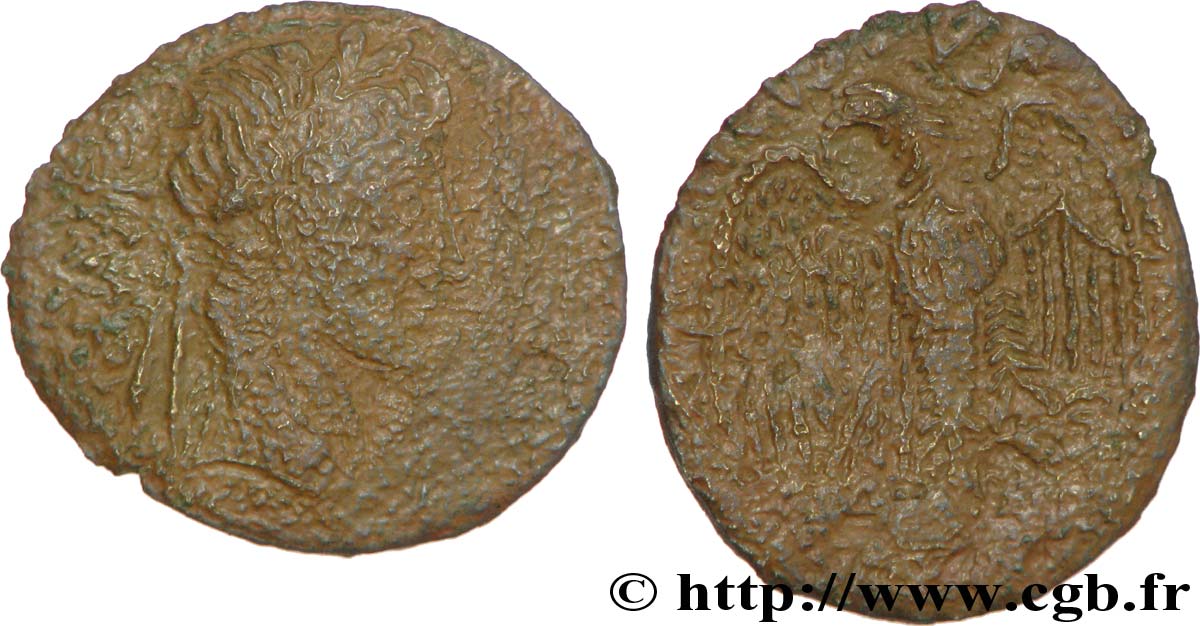 CENTRO - Inciertas (Región de) Bronze à l aigle (semis ou quadrans), imitation RC+