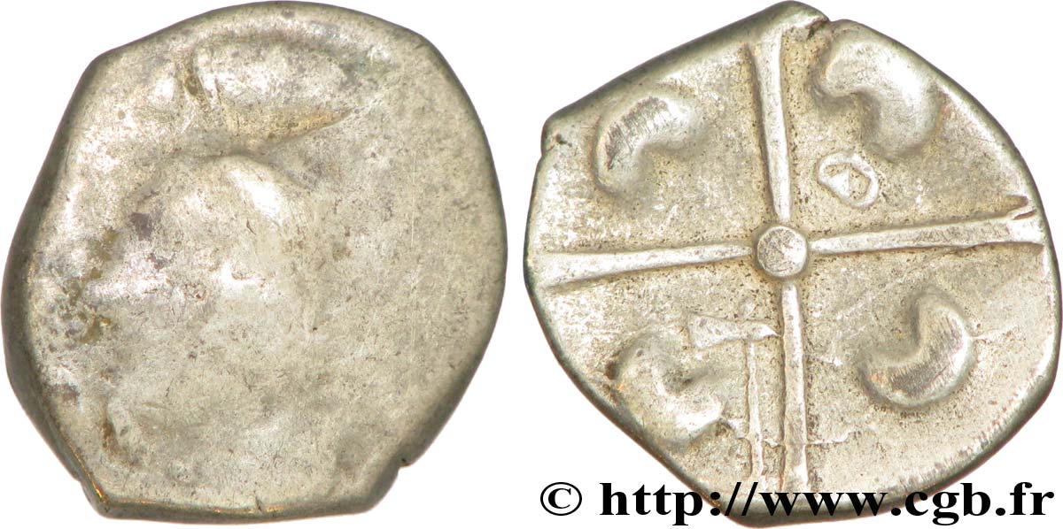 LONGOSTALÈTES (Région de Narbonne) Drachme “au style languedocien”, S. 291 B+/SUP