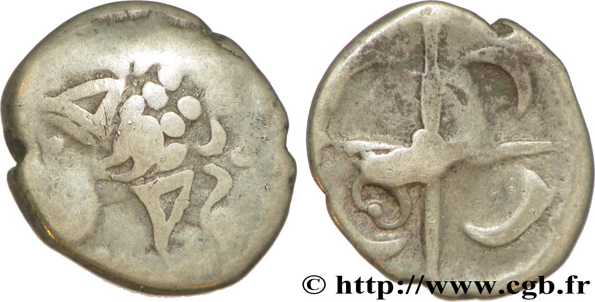 GALLIA - SOUTH WESTERN GAUL - LONGOSTALETES (Area of Narbonne) Drachme “au style languedocien”, S. 284 bis VF/VF