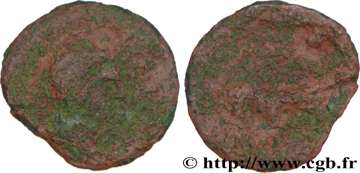 SANTONES (Area of Saintes) Bronze CONTOVTOS (quadrans) fS