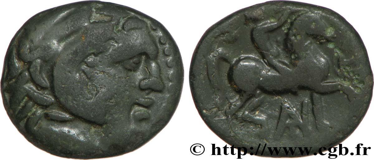 DANUBIAN CELTS - IMITATIONS OF THE TETRADRACHMS OF ALEXANDER III AND HIS SUCCESSORS Bronze, imitation du type d’Alexandre III XF/AU