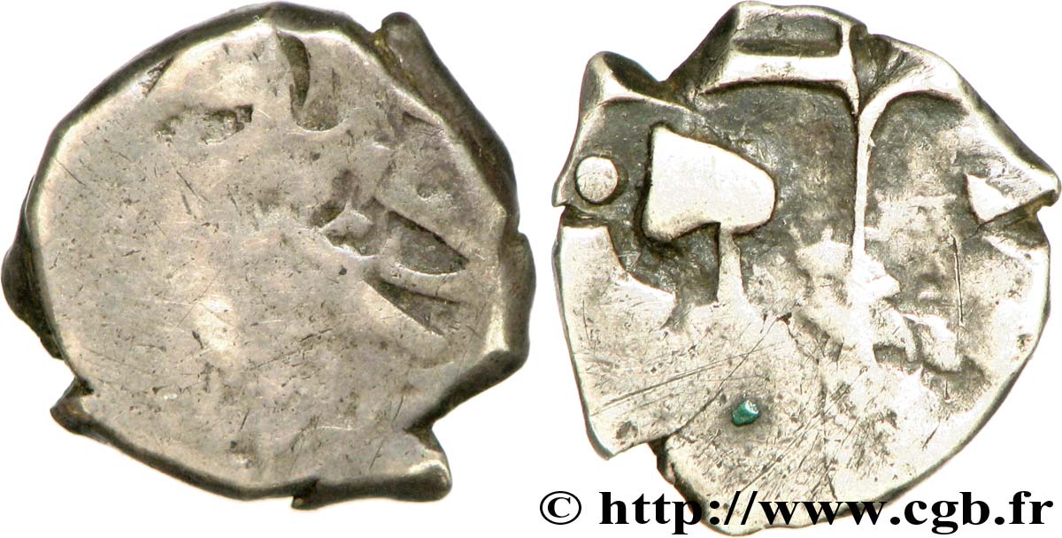 VOLQUES TECTOSAGES (région de Toulouse) Drachme “à la tête cubiste”, S. 27 TB+/TTB