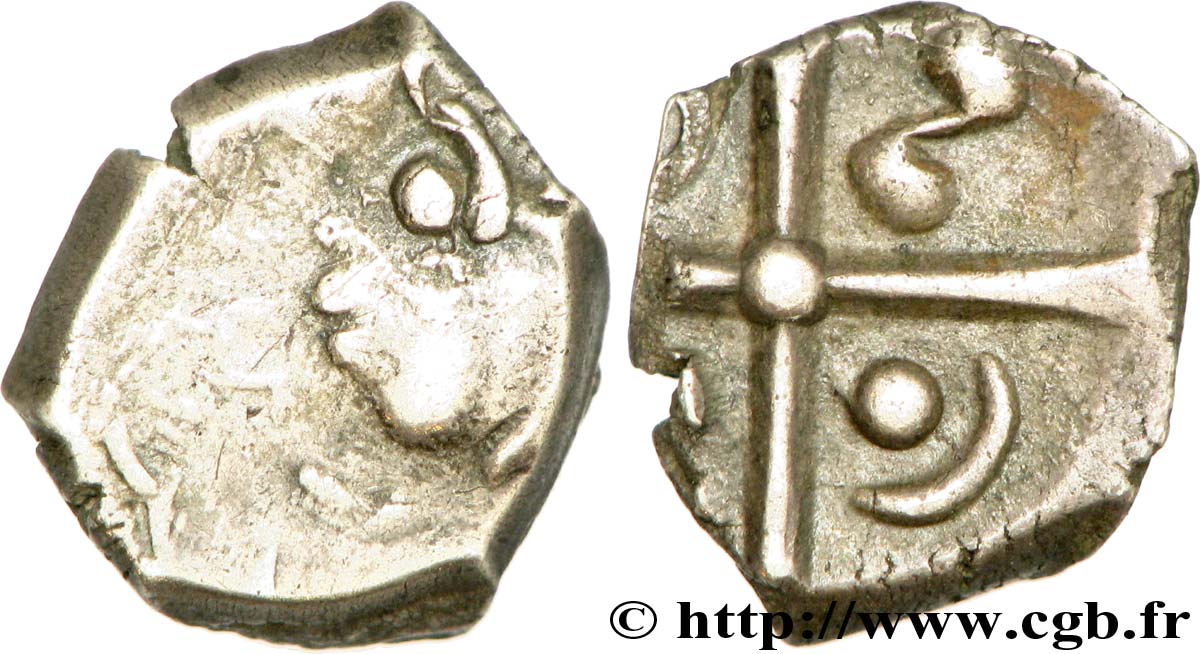 TOLOSATES (région de Vieille-Toulouse) Drachme “à la tête négroïde”, S. 100 TTB/SUP