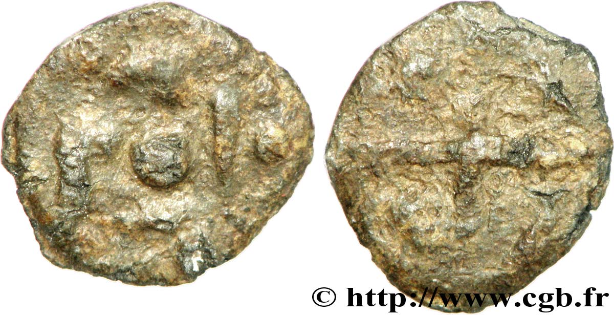 GALLIA - SUDOESTE DE LA GALLIA - TOLOSATES (Región de Vieja-Tolosa) Potin ou tessère, S. 466 BC