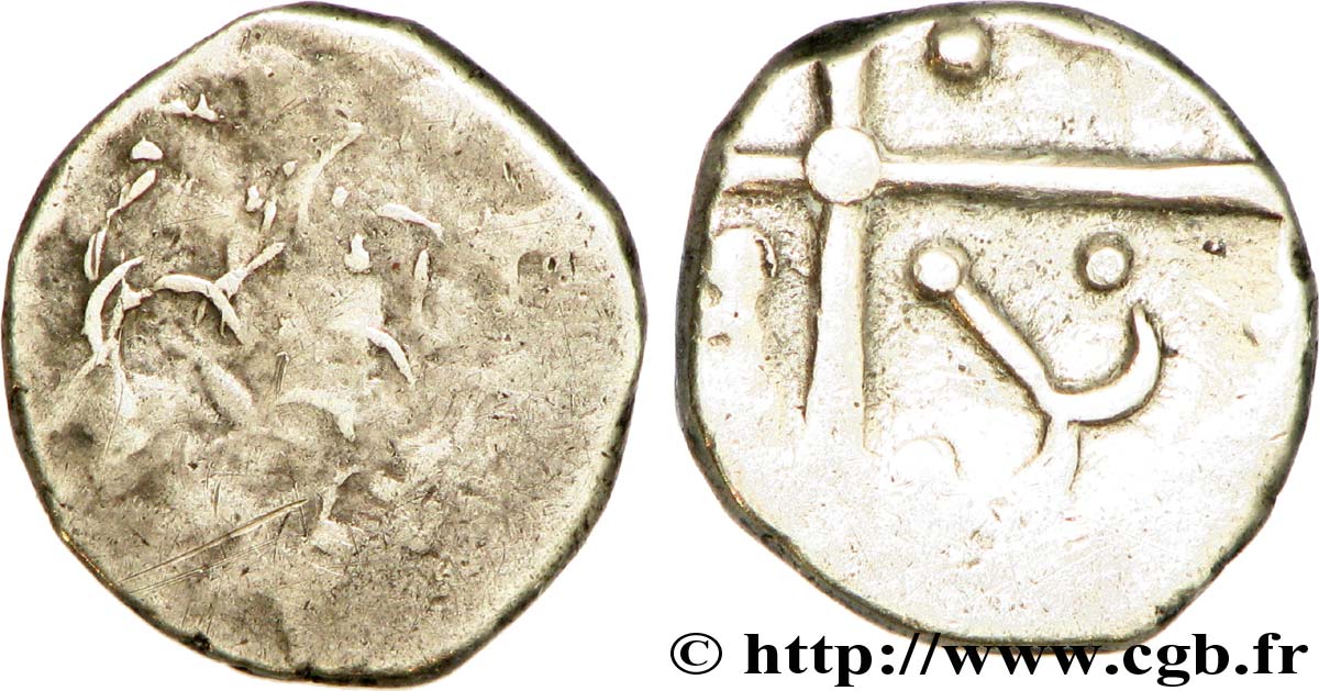 CADURQUES (région de Cahors) Drachme “du type de Cuzance”, S. 243 TTB