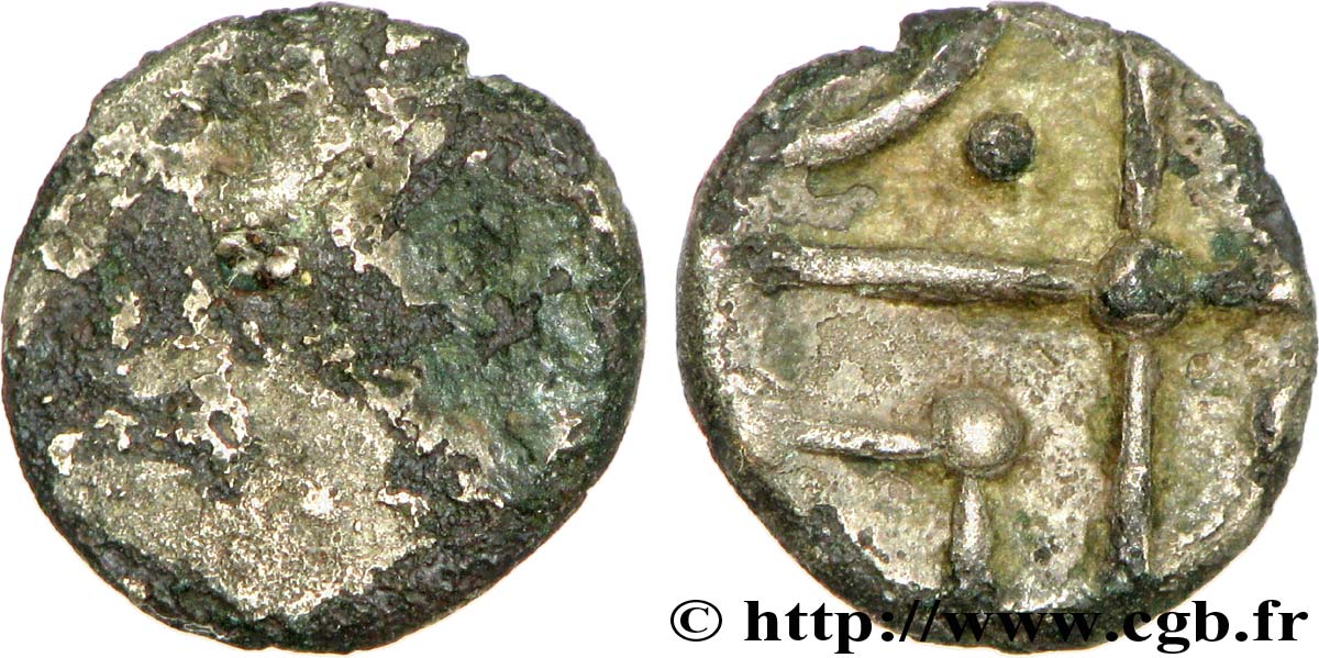 GALLIA - SUDOESTE DE LA GALLIA - CADURCI (Región de Cahors) Drachme “du type de Cuzance”, S. 241 BC/MBC