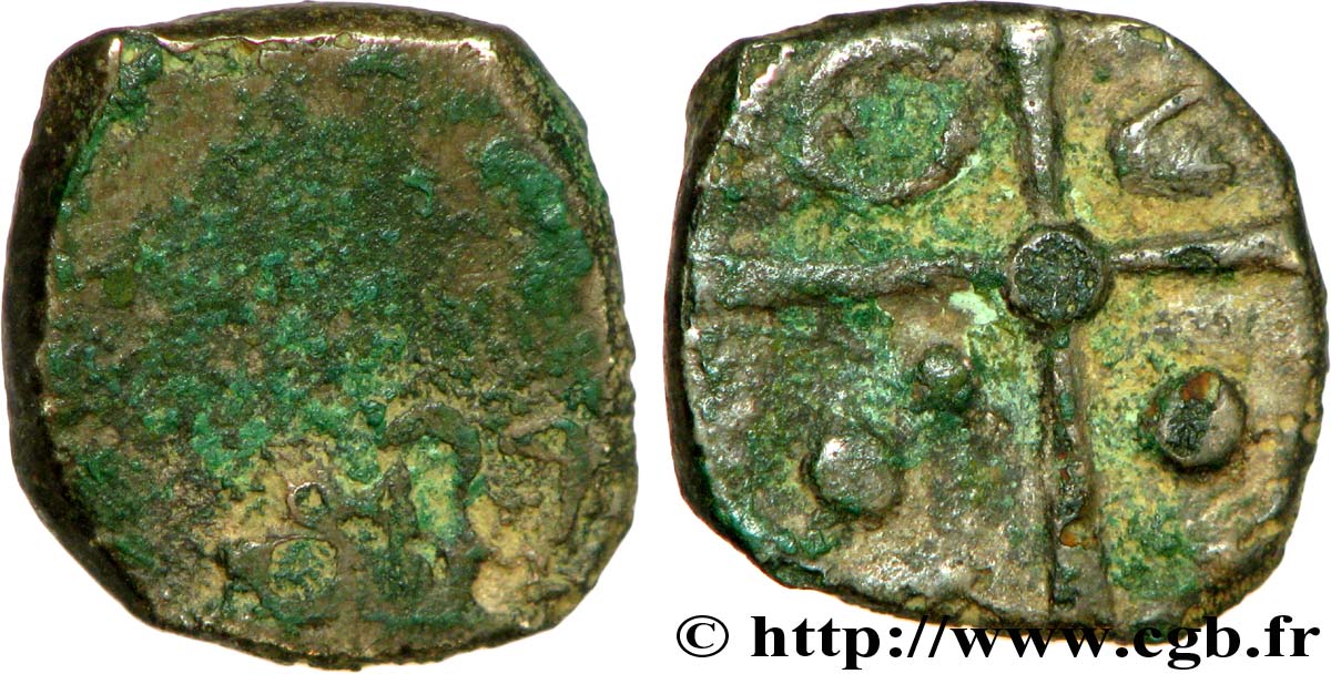 GALLIA - SUDOESTE DE LA GALLIA - TOLOSATES (Región de Vieja-Tolosa) Drachme “à la tête négroïde”, S. 95 BC/BC+