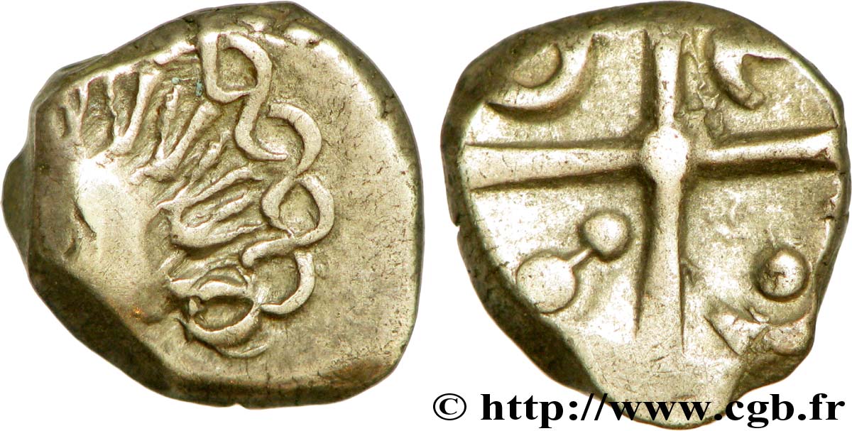 TOLOSATES (région de Vieille-Toulouse) Drachme “à la tête négroïde”, S. 95 TTB+