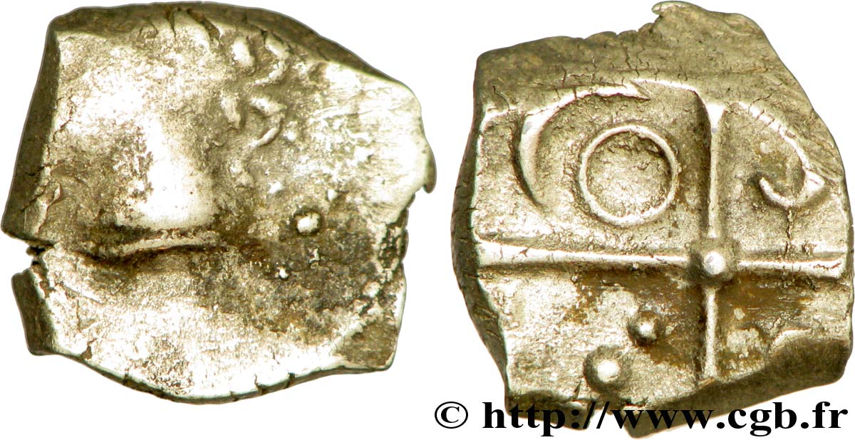 TOLOSATES (région de Vieille-Toulouse) Drachme “à la tête négroïde”, S. 95 TTB