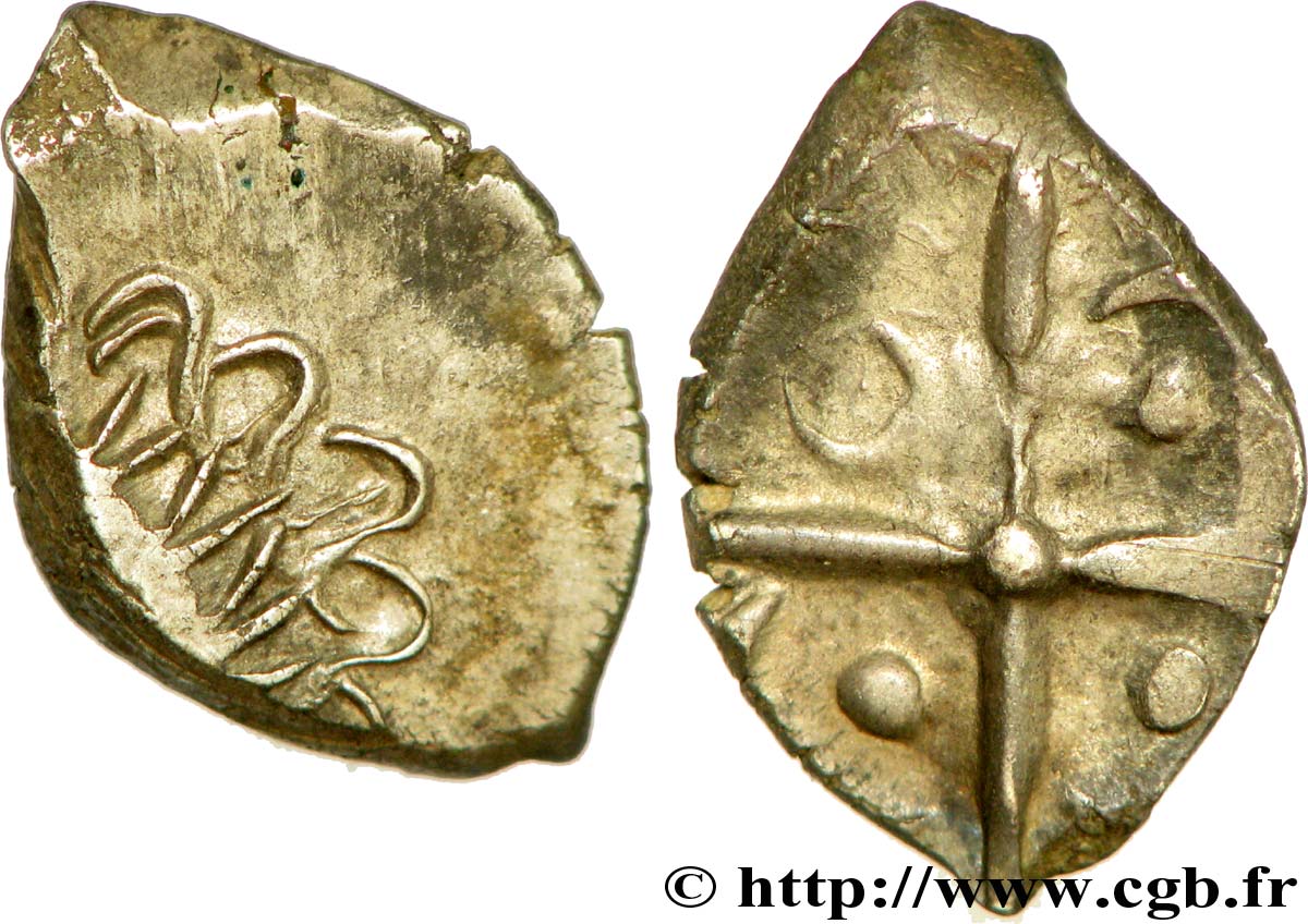 TOLOSATES (région de Vieille-Toulouse) Drachme “à la tête négroïde”, S. 77 (cet exemplaire) TTB+/TTB