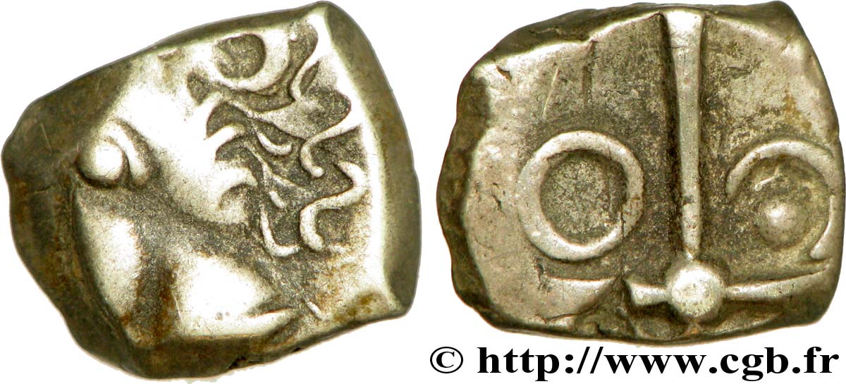 TOLOSATES (région de Vieille-Toulouse) Drachme “à la tête négroïde”, S. 86 TB+/TTB+