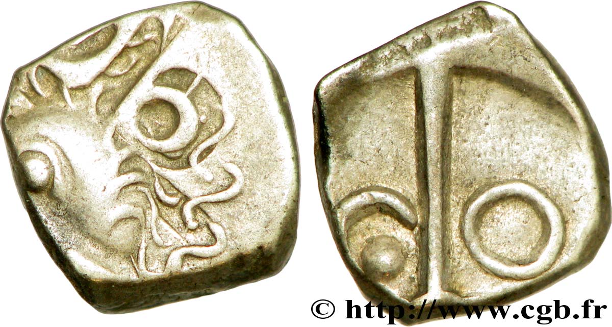 GALLIA - SOUTH WEST GAUL - TOLOSATES (Area of Vieille-Toulouse) Drachme “à la tête négroïde”, S. 86 XF/AU