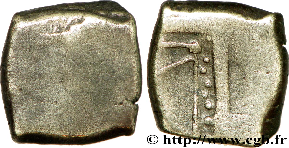 GALLIA - SOUTH WESTERN GAUL - PETROCORES / NITIOBROGES, Unspecified Drachme “au style flamboyant” uniface, S. 195 VG/VF