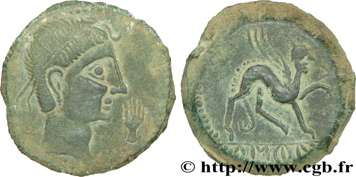 HISPANIA - IBERICO - CASTULO/KASTILO (Province of Jaen/Calzona) Unité de bronze ou as, (GB, Æ 32) AU