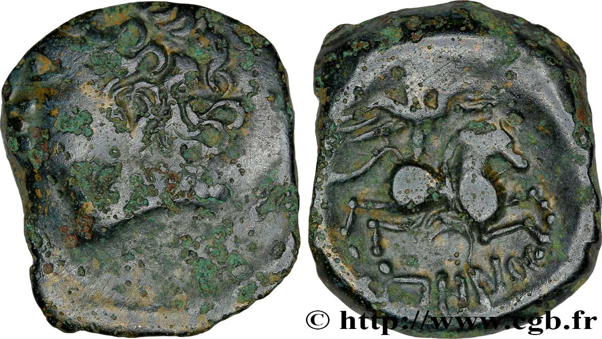 GALLIA BELGICA - MELDI (Regione di Meaux) Bronze EPENOS MB/q.BB