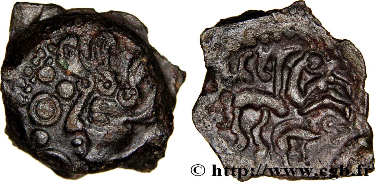 GALLIA BELGICA - SUESSIONES (Area of Soissons) Bronze DEIVICIAC, classe I XF