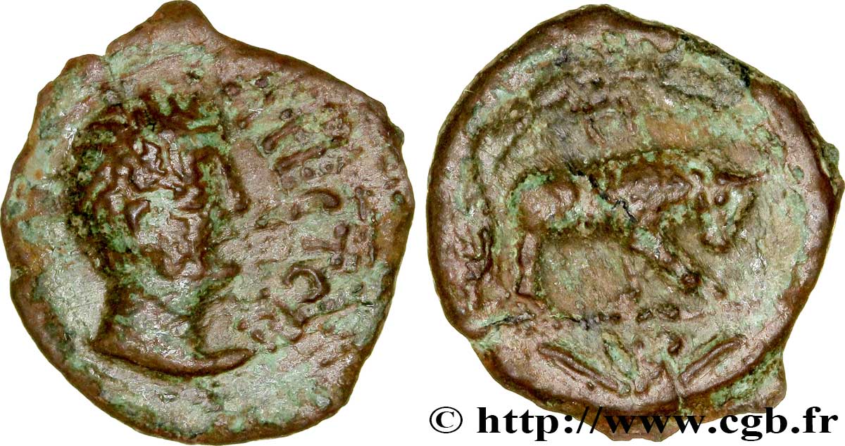 GALLIA - SANTONES / MID-WESTERN, Unspecified Bronze ATECTORI (quadrans) VF/F
