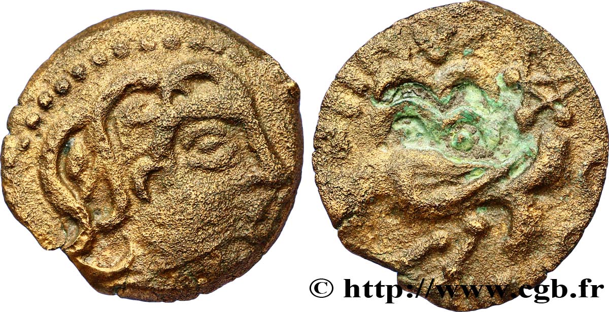 GALLIEN - SENONES (Region die Sens) Bronze GIAMILOS/SIINV à l’oiseau fSS