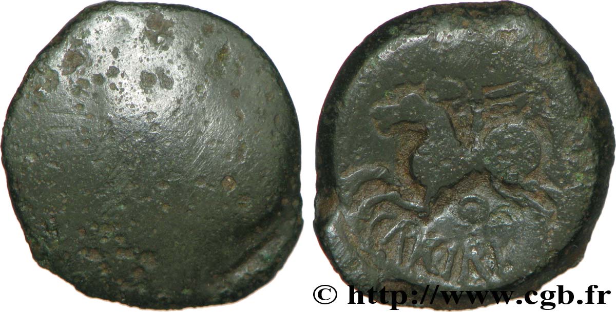 GALLIA BELGICA - SUESSIONES (Regione de Soissons) Bronze CRICIRV q.MB/q.BB