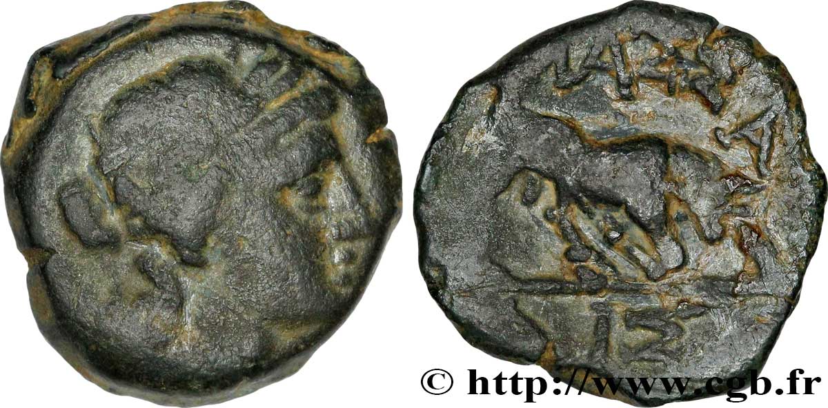 MASSALIA - MARSEILLES Bronze au taureau (hémiobole ?) q.BB/BB