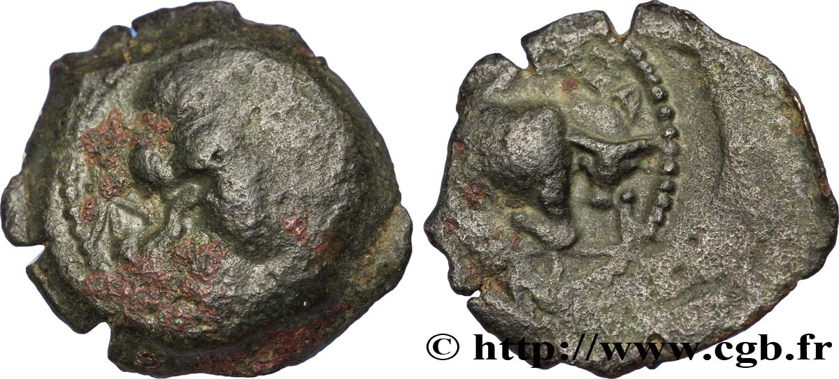 MASALIA - MARSEILLES Petit bronze au taureau (hémiobole ?) BC/BC+
