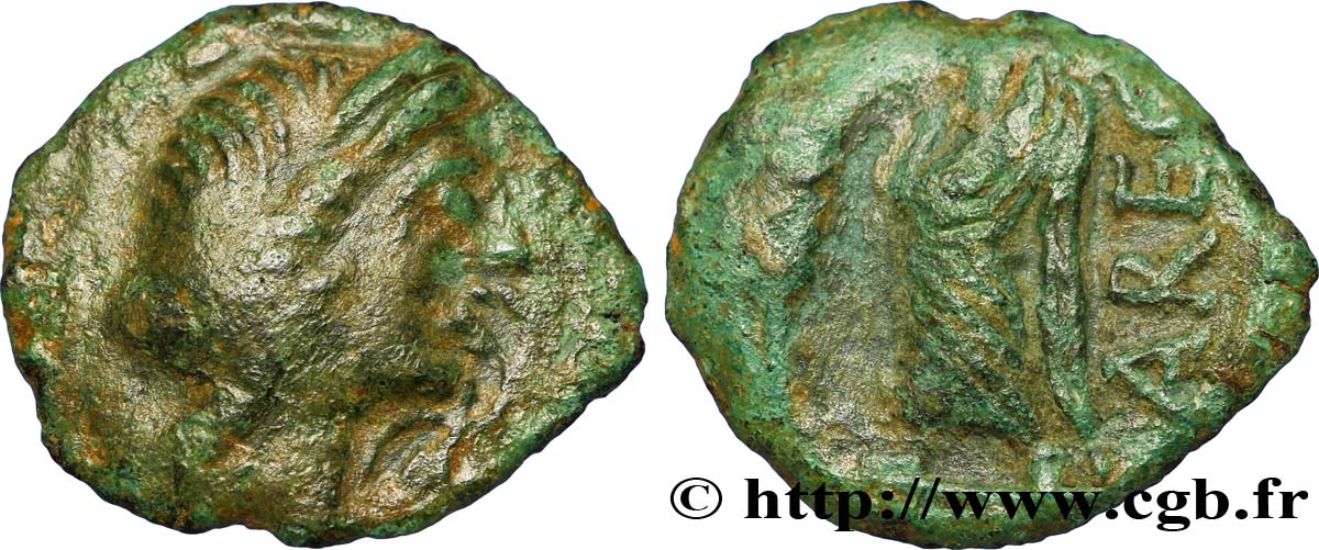 VOLQUES ARÉCOMIQUES (région de Nîmes) Bronze au Démos, VOLCAE AREC TB/TB+