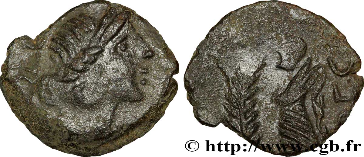 GALLIA - SUDOVESTE DE GALLIA - VOLCÆ ARECOMICI (Regione di Nima) Bronze au Démos, VOLCAE AREC q.BB
