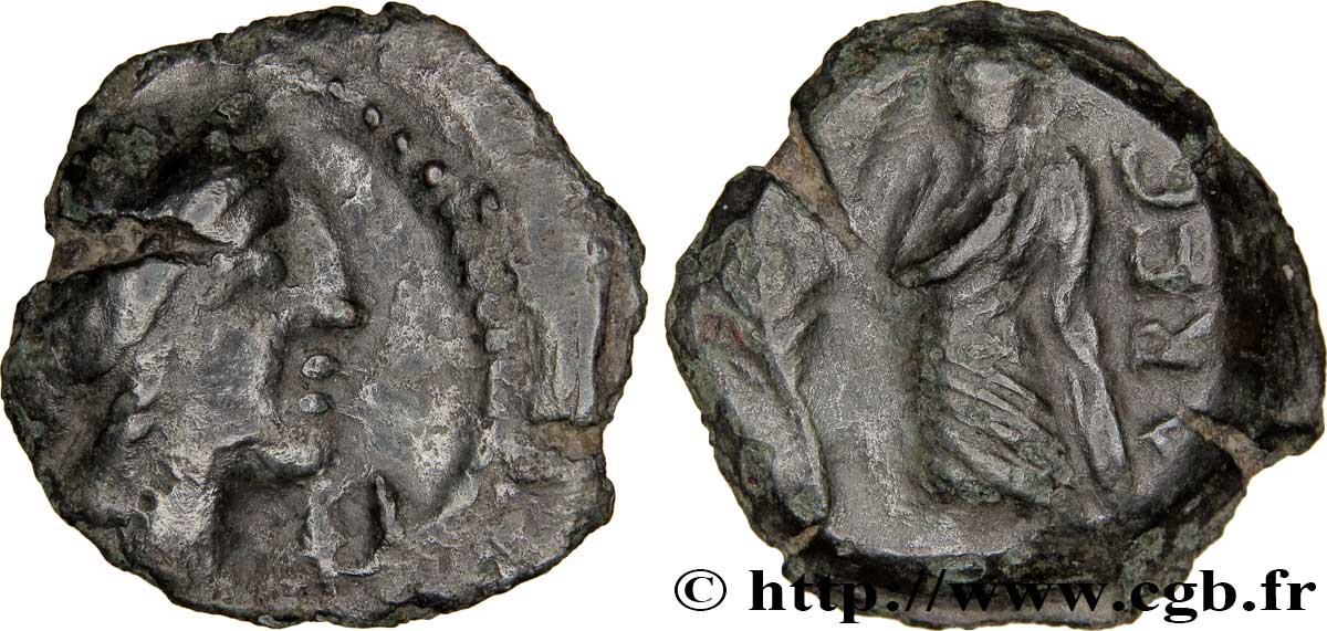 GALLIA - VOLCÆ ARECOMICI (Area of Nîmes) Bronze au Démos, VOLCAE AREC VF/VF