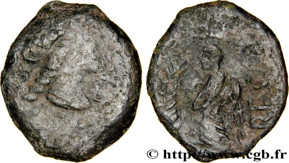 GALLIEN - SÜDWESTGALLIEN - VOLCÆ ARECOMICI (Region die Nîmes) Bronze au Démos, VOLCAE AREC S