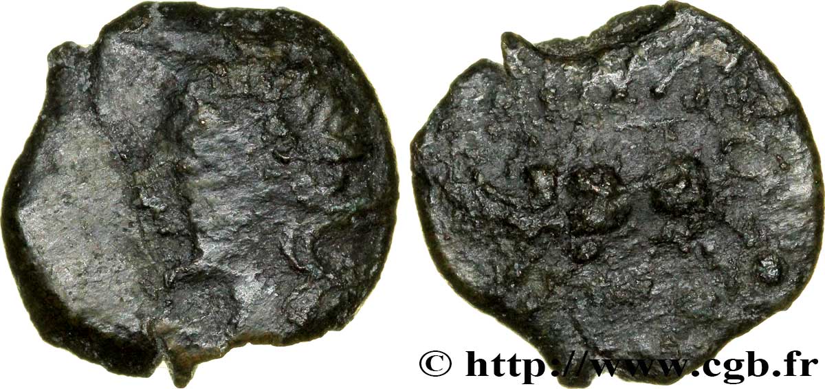 NEMAUSUS - NIMES Bronze au sanglier NAMA SAT S