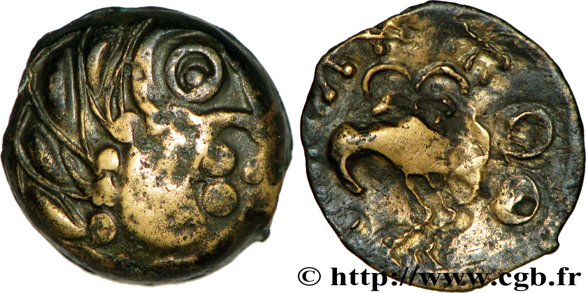 SÉNONS (région de Sens) Bronze YLLYCCI à l’oiseau, classe VI TB+/TB