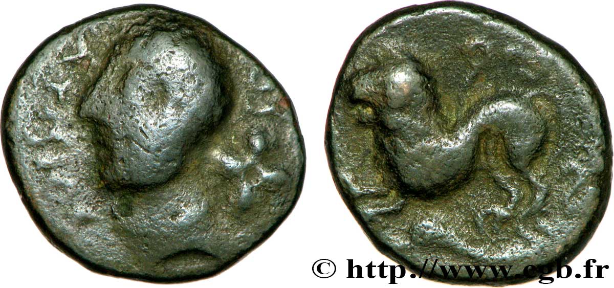 GALLIA BELGICA - REMI (Area of Reims) Bronze ATISIOS REMOS, classe II VF/XF