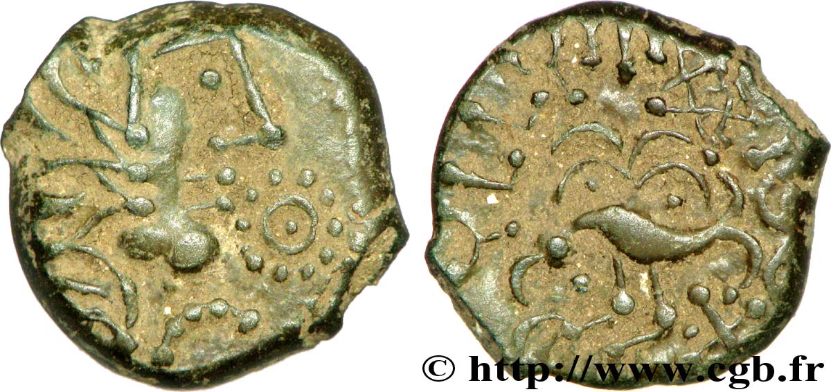 SÉNONS (région de Sens) Bronze YLLYCCI à l’oiseau, classe Va / Vc TTB