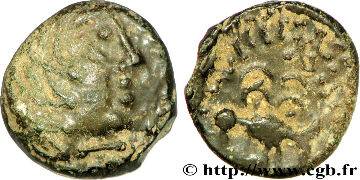 SÉNONS (région de Sens) Bronze YLLYCCI à l’oiseau, classe IV TB+