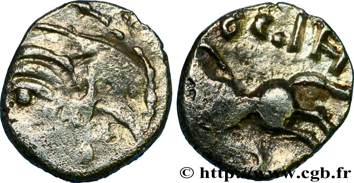 GALLIA BELGICA - SEQUANI (Area of Besançon) Denier TOGIRIX VF/XF