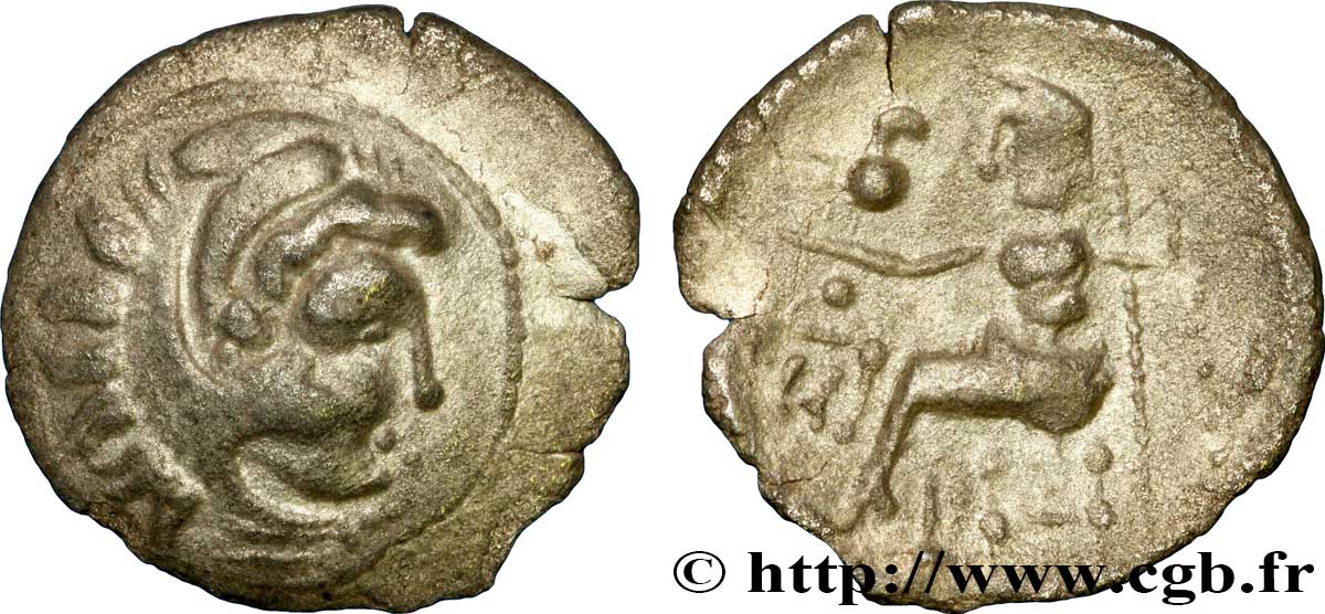 DANUBIAN CELTS - TETRADRACHMS IMITATIONS OF ALEXANDER III AND HIS SUCCESSORS Drachme, imitation du type de Philippe III XF