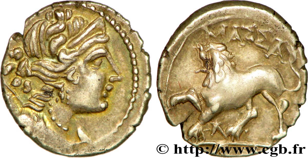 MASSALIA - MARSEILLE “Drachme légère” ou tétrobole SUP/TTB+