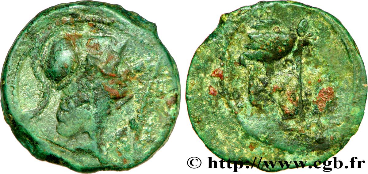 MASALIA - MARSEILLES Bronze au trépied (hémiobole) BC