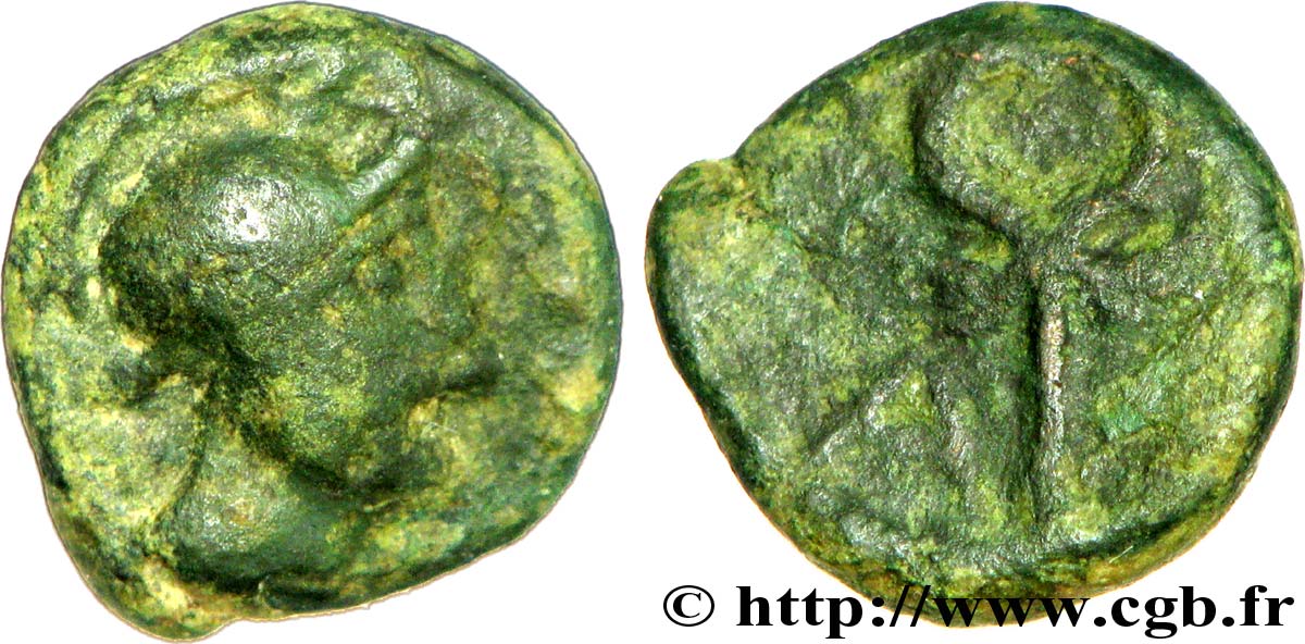 MASSALIA - MARSEILLES Bronze au caducée BC+/BC