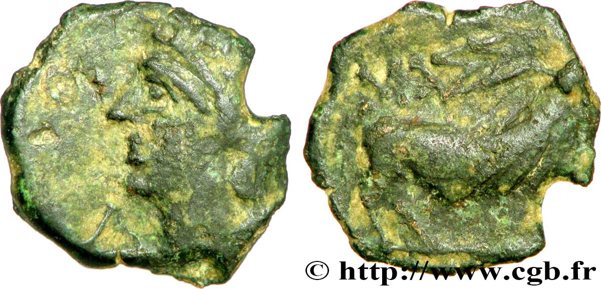 MASSALIEN - MARSEILLES Bronze au taureau passant (hémiobole) SS/S