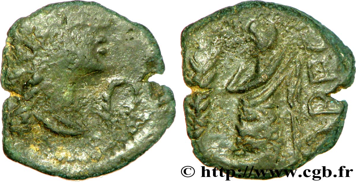 GALLIA - SUDOESTE DE GALLIA VOLCÆ ARECOMICI (Región de Nisma) Bronze au Démos, VOLCAE AREC BC/BC+