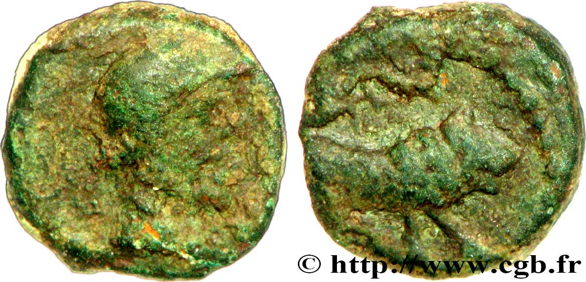 MASALIA - MARSEILLES Petit bronze au lion BC/BC+