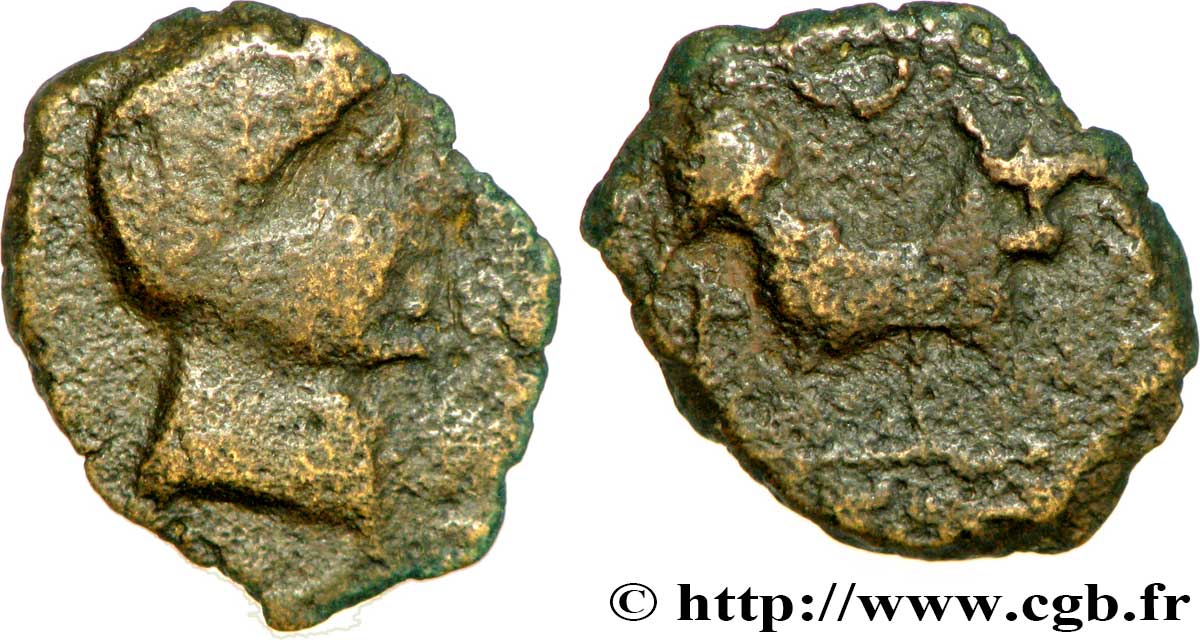 MASSALIA - MARSEILLE Bronze au taureau, imitation TB+